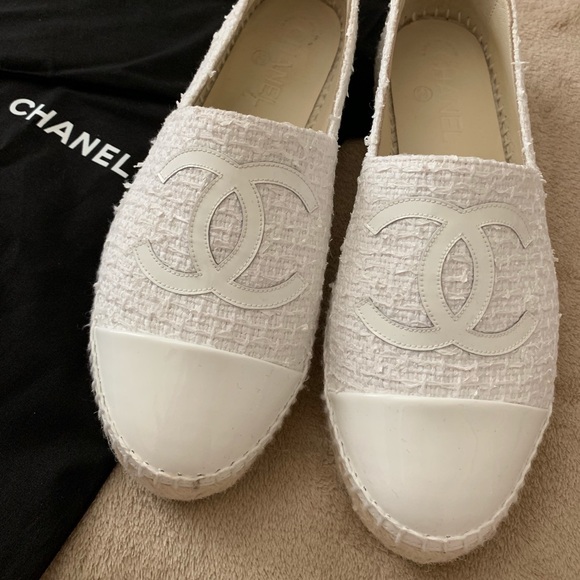 chanel canvas shoes